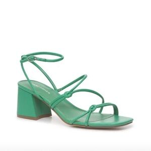 MARC FISHER Green Strappy Sandals